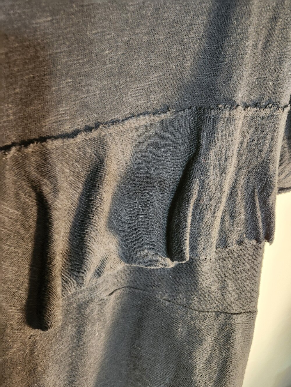 Dkny Jeans Black Ruffle Tiered Tank Top - Picture 3 of 5
